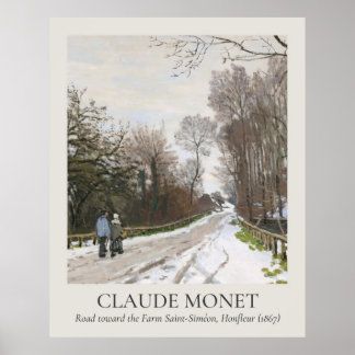 Poster Rapport Claude Monet Vintage Wall Art 4x5