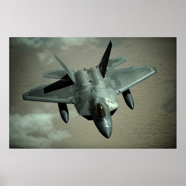 Poster Rapteur F-22 (Devant)