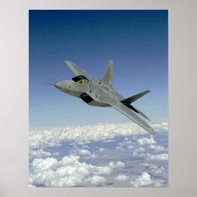 Poster Rapteur F-22 (Devant)