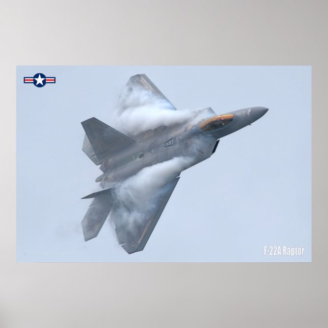 POSTER RAPTEUR F-22A (Devant)