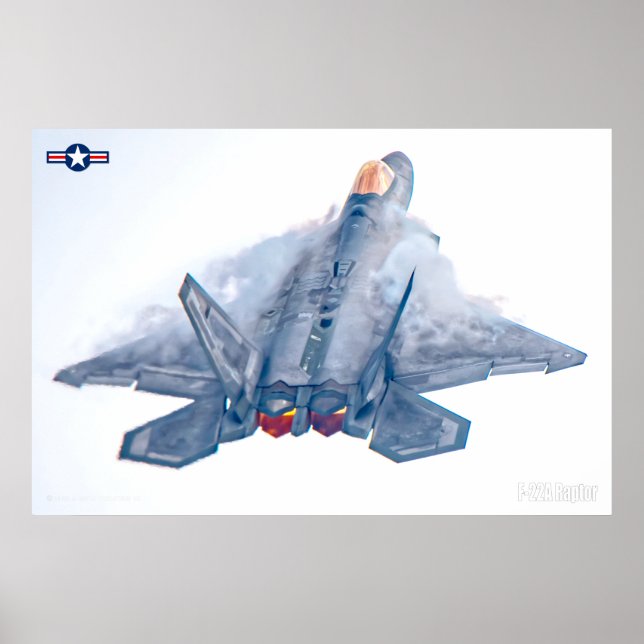 POSTER RAPTEUR F-22A (Devant)