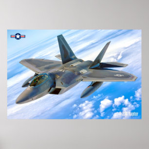 POSTER RAPTEUR F-22A
