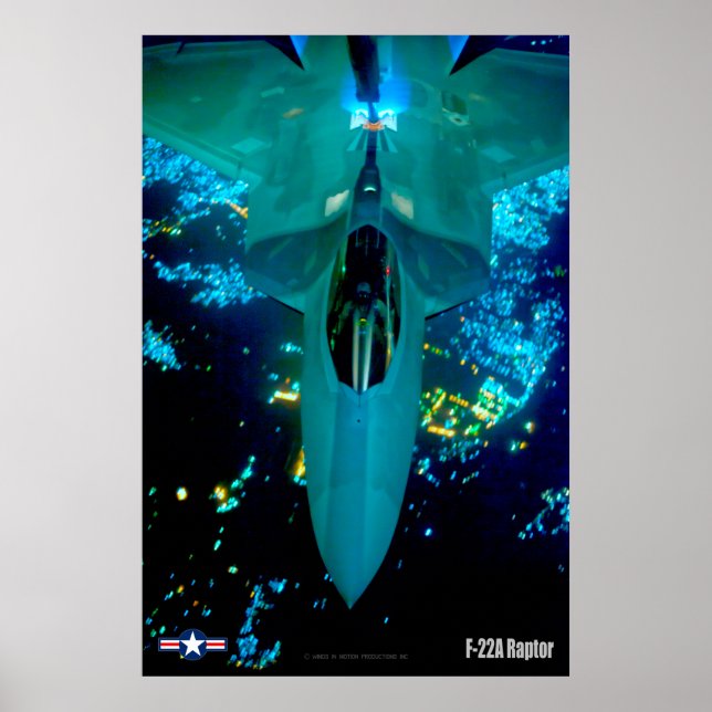 POSTER RAPTEUR F-22A (Devant)