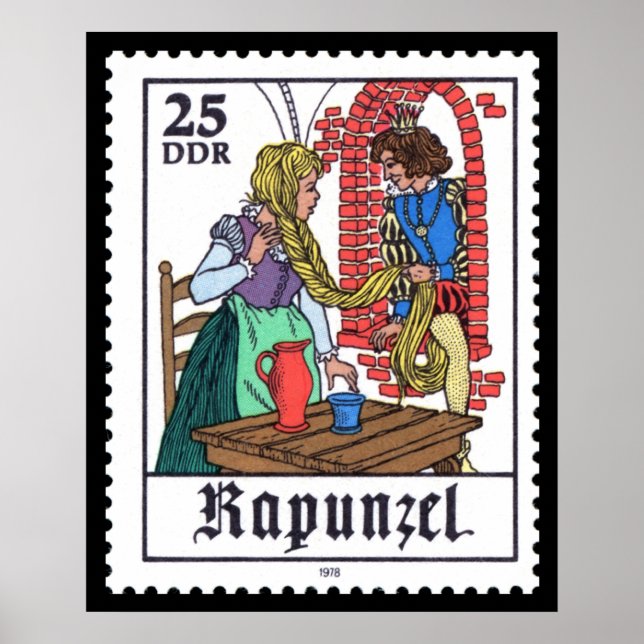Poster Rapunzel 25 DDR 1978 (Devant)