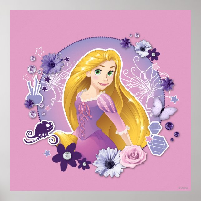 Poster Rapunzel - J'allume mon propre chemin (Devant)