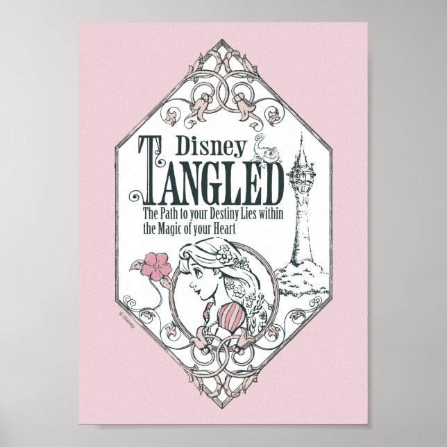 Poster Rapunzel | Tangled - Le chemin vers votre destinat (Devant)