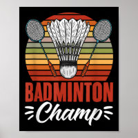 Raquette de champion de badminton volant badminton