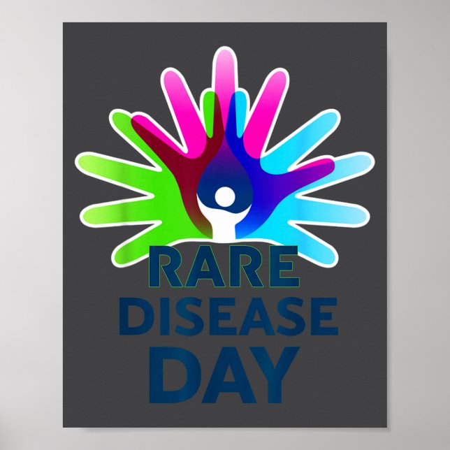 Poster Rare Disease Awareness Shirt - Rare Disease Day 20 (Devant)