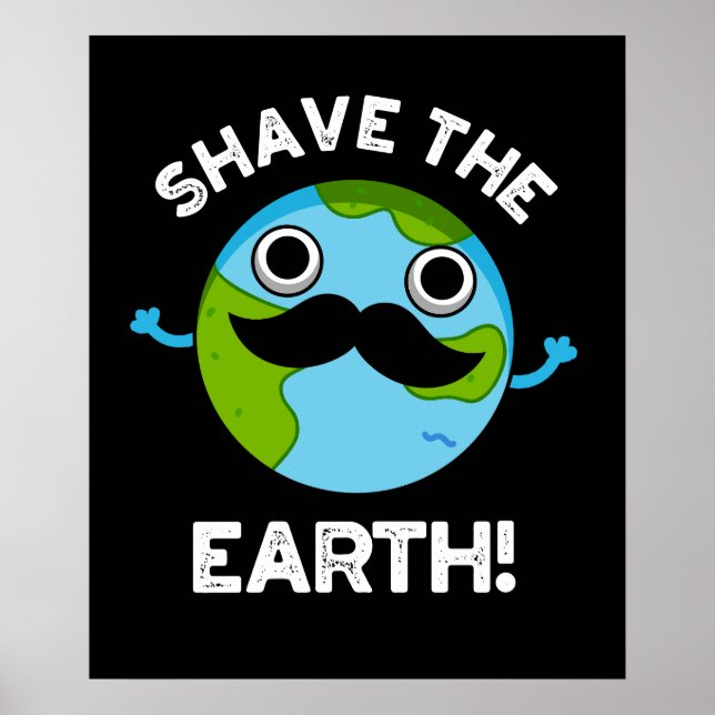 Poster Raser La Terre Drôle Jeu De Jeu Dark BG (Devant)