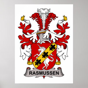 Poster Rasmussen Famille Crest