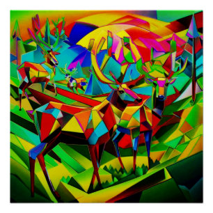 Poster Rassemblement de rennes dans la vallée