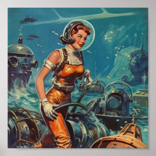 Poster Rassemblement pour un monde aquatique Un proagan i