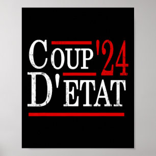 Poster Rassemblement républicain contre le coup d'État d'