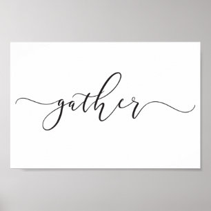 Poster Rassembler l'affiche, rassembler le signe