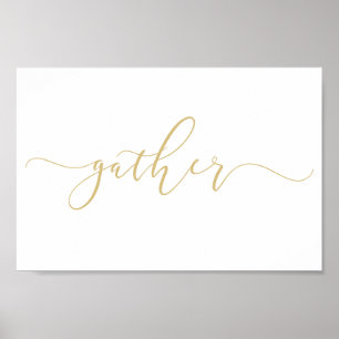 Poster Rassembler L'Impression D'Or, Rassembler L'Poster,