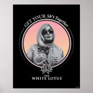Poster Rassemblez votre sh*t - Le Lotus Blanc
