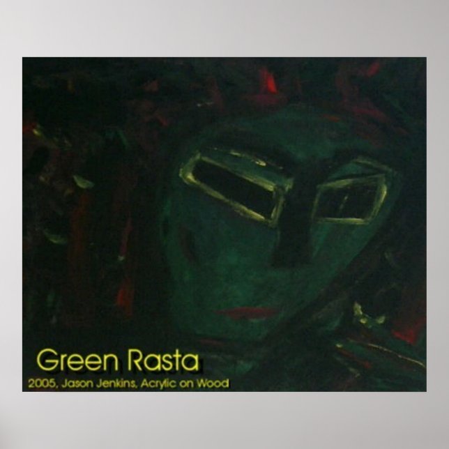 POSTER RASTA VERT (Devant)