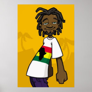 Poster rastafarian