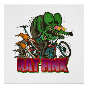 Poster Rat Fink Vintage