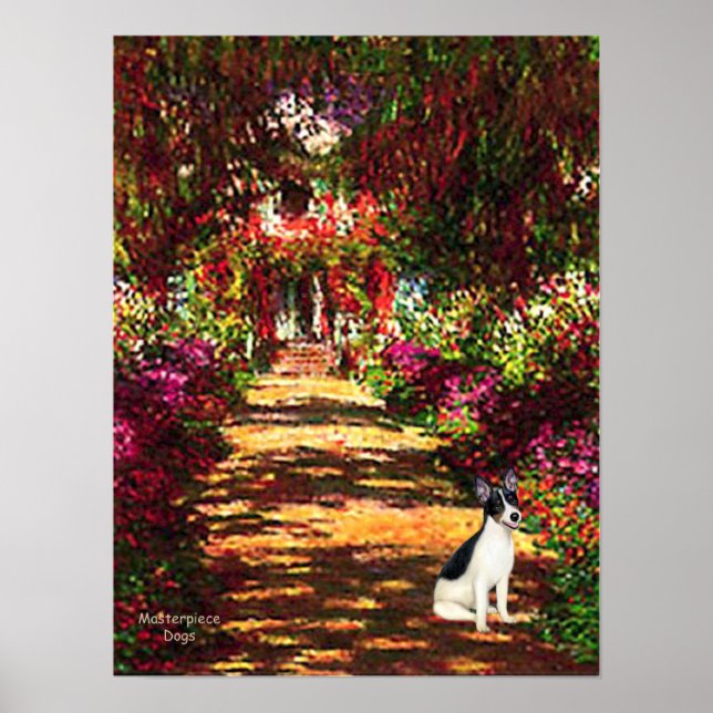 Poster Rat Terrier - Le Chemin (Devant)