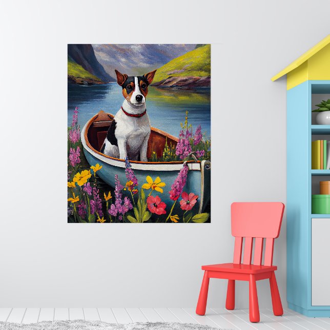 Poster Rat Terrier sur une pagaie : une aventure Pittores (Pépinière 1)