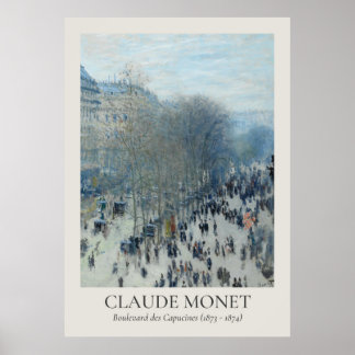 Poster Ratio ISO de l'art mural Vintage Claude Monet