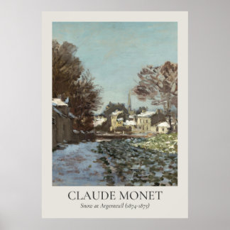 Poster Ratio ISO de l'art mural Vintage Claude Monet