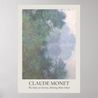 Poster Ratio ISO de l'art mural Vintage Claude Monet
