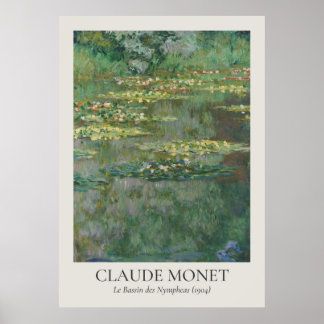 Poster Ratio ISO de l'art mural Vintage Claude Monet