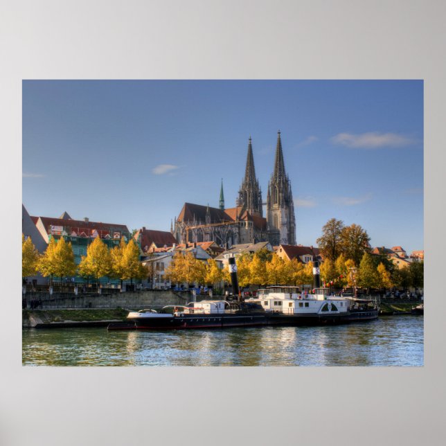 Poster Ratisbonne, Allemagne (Devant)