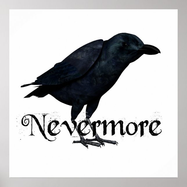 Poster Raven 3D Nevermore (Devant)