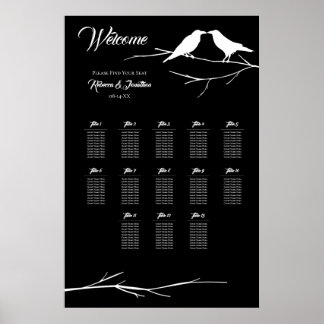 Poster Ravens Mariage gothique