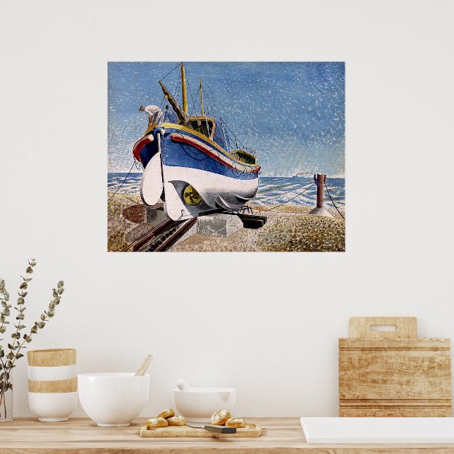 Poster Ravilieux - Bateau à vie à Aldeburgh (Cuisine)
