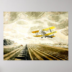 Poster Ravilious, fameux painting Tiger Moth