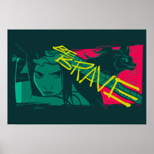 Poster Raya et le Dernier Dragon - Soyez courageux