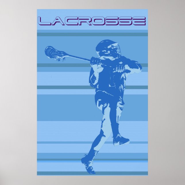 Poster rayé de crosse vintage (Devant)