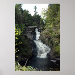 Poster Raymondskill Falls in the Poconos. print 0283-1