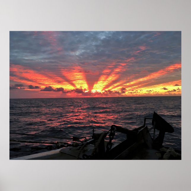 Poster Rayons de lumière (Devant)