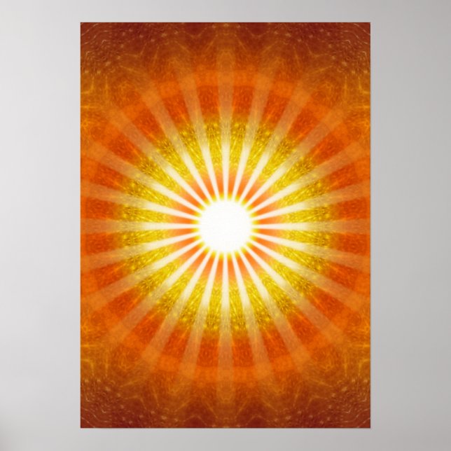 Poster Rayons d'espoir, Lichtblick, Strahlen, Sonne (Devant)
