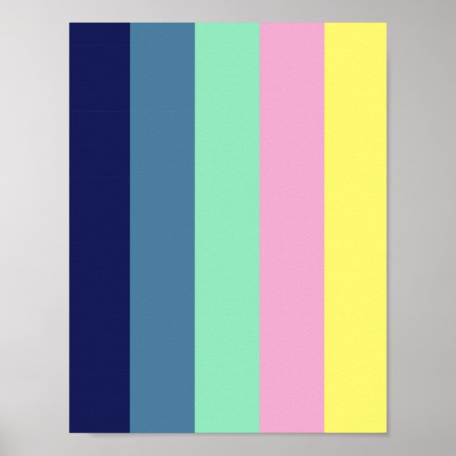 Poster Rayures (Devant)