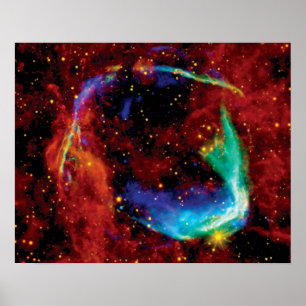 Poster RCW 86 Remnant Supernova - NASA Hubble Space Photo