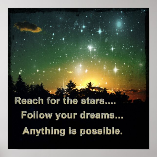 Poster Reach for the Stars (Devant)