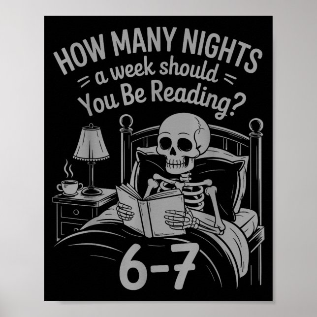 Poster Reading 67 Meme Englieacher Funny 67 Book Lover Hu (Devant)