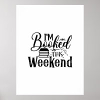 Reading Art I'm Booked This Weekend