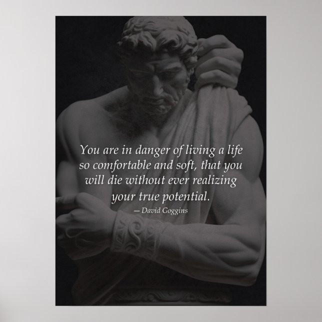 Poster Réalisez Votre Véritable Potentiel - Motivation (Devant)