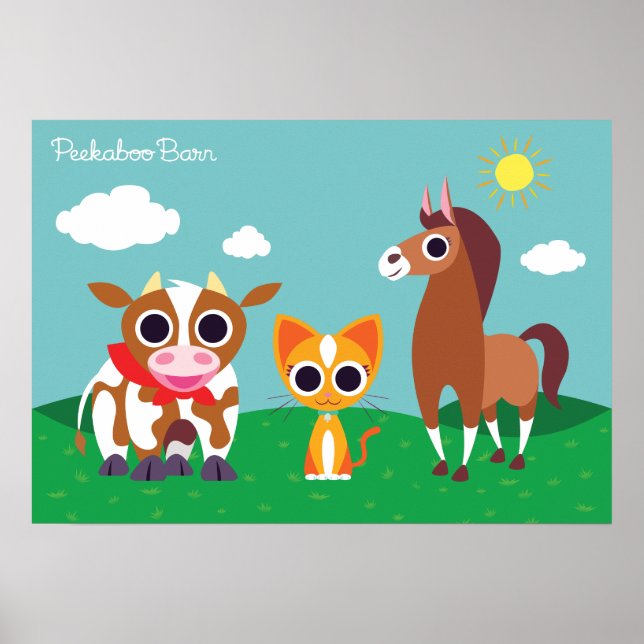 Poster Reba, Purrl et Zora en journée (Devant)