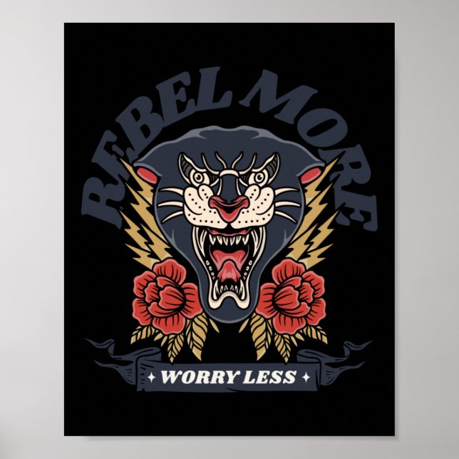 Poster Rebel More  (Devant)