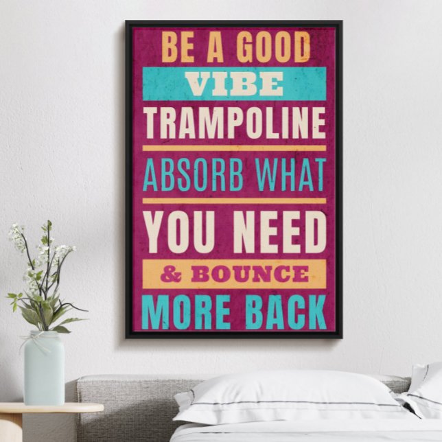 Poster Rebound énergie positive, belle inspiration (Créateur téléchargé)