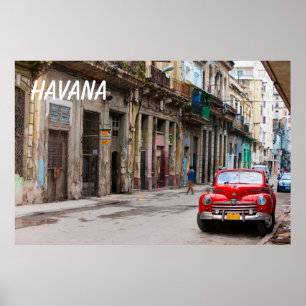 Poster Récars sur la Havana Street