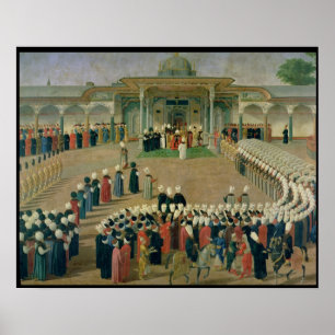 Poster Réception à la Cour du sultan Selim III